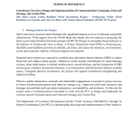   Government of Saint Lucia: Design and Implementation of Communications Campaign, Outreach Strategy and Action Plan